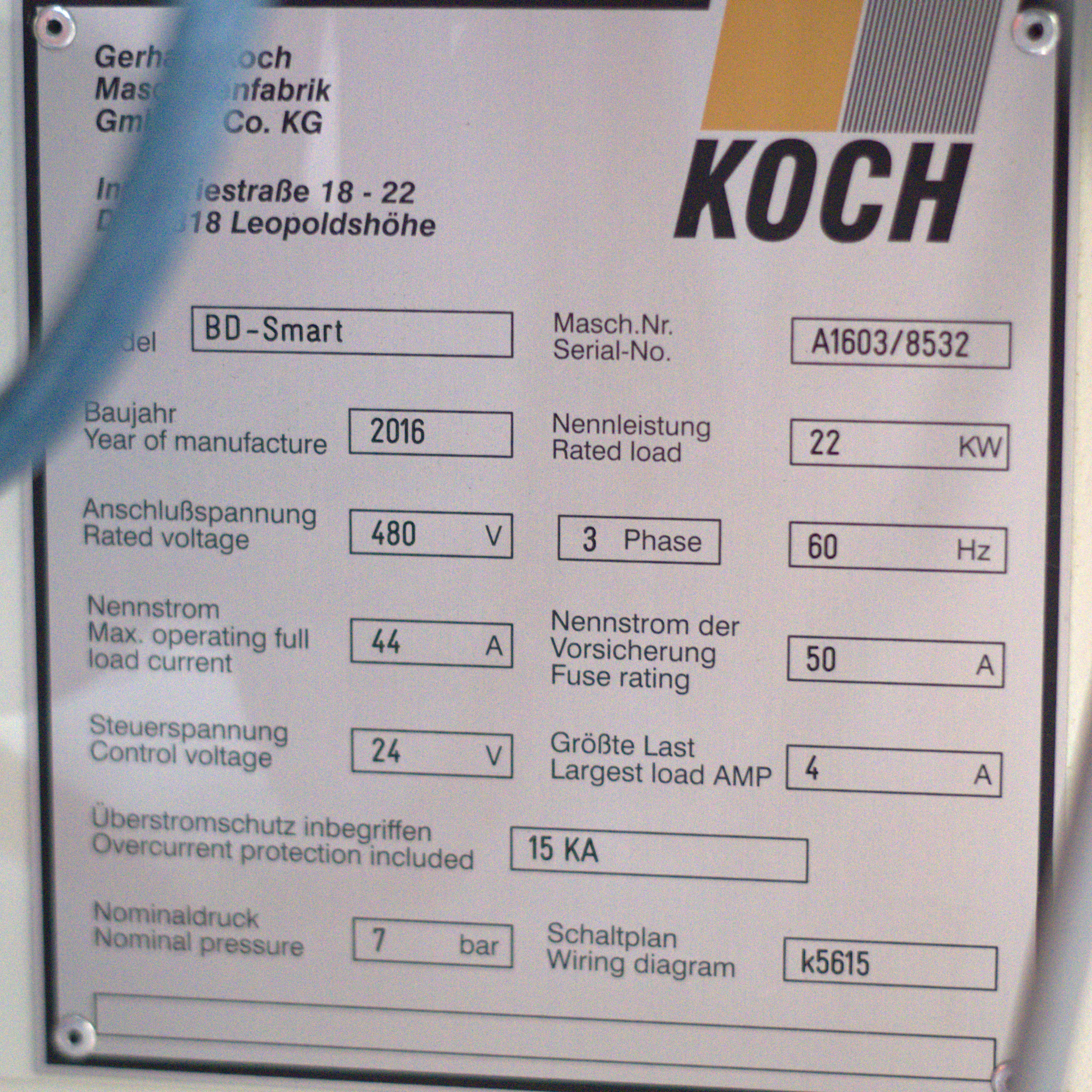 KOCH machine ID 134 / img  8